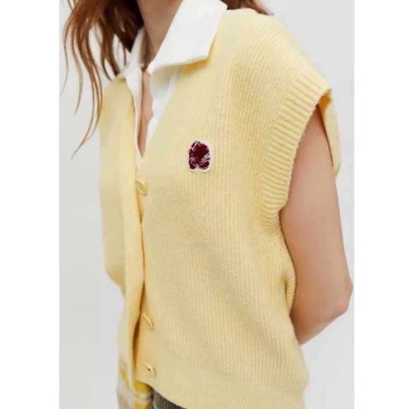 Urban Outfitters Sweaters - Urban Outfitters | Rowen Button Front Sweater Vest